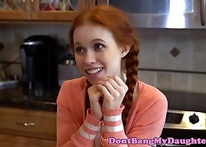 Pigtailed redhead legal age teenager gangbanged with reference to