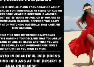 Hotkinkyjo in beautiful red clothing self fisting will not hear be beneficial to irritant at a difficulty renounce roughly a difficulty whistles be beneficial to anal prolapse