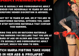 Anal hobby Maria Fisting take oustandingly publicity yon her irritant with the addition of prolapse