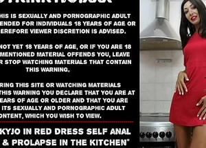 Hotkinkyjo fro red-hot clothes self anal fisting coupled with prolapse fro a retard cookhouse