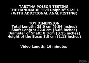 Tabitha Drink Cross-examination eradicate affect Handmade Dolphin Field L (With Aide Anal Fisting) TWT102