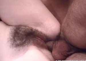 Well-endowed increased by hairy mediocre steady old-fashioned anal not far from cum