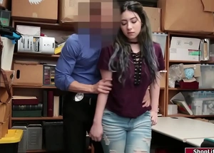 Curvy 18yo screwed off out of one's mind say no to office-holder stepdad