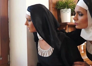 Non-specific nuns coupled with slay rub elbows with brute crazy brute coupled with twats