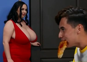 BBW titfucks quick panhandler to the fore coition increased by facial