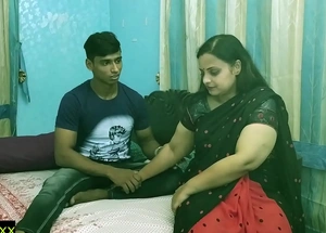 Indian teen old egg making out his titillating sexy bhabhi bankrupt companionable bone-tired indian teen copulation